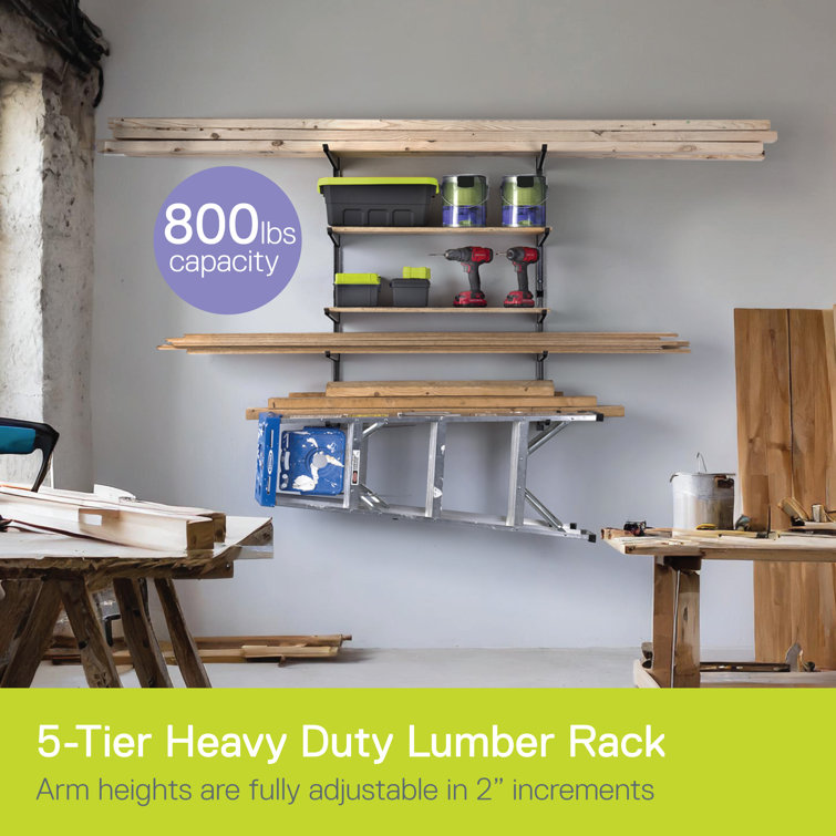 Heavy duty adjustable wall shelving online